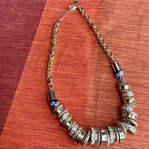 Ann Taylor Statement Necklace Multi-strand Chunky - Picture 2 of 3